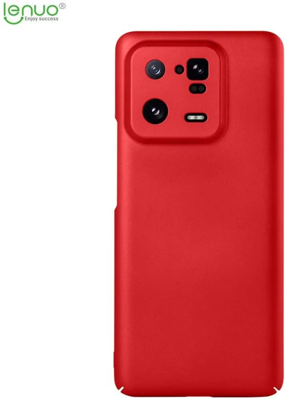 Kryt na mobil Lenuo Leshield obal pre Xiaomi 13 Pro, červená