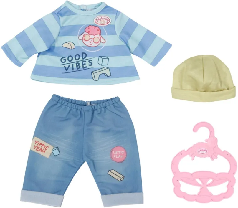 Oblečenie pre bábiky Baby Annabell Little Tričko a nohavice, 36 cm