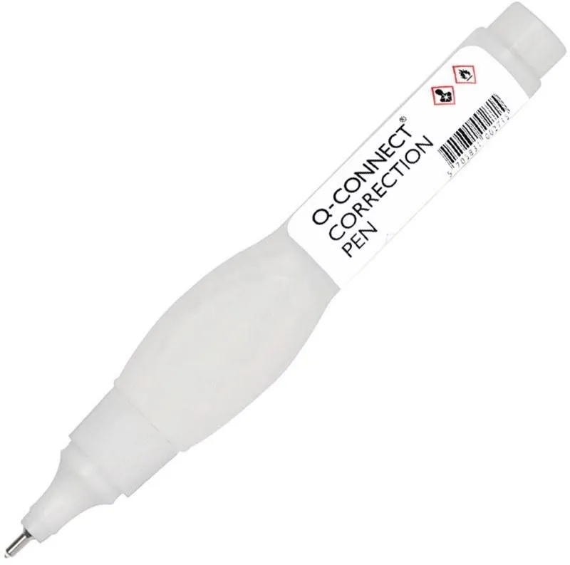 Korekčné pero Q-CONNECT, kovový hrot, 8 ml