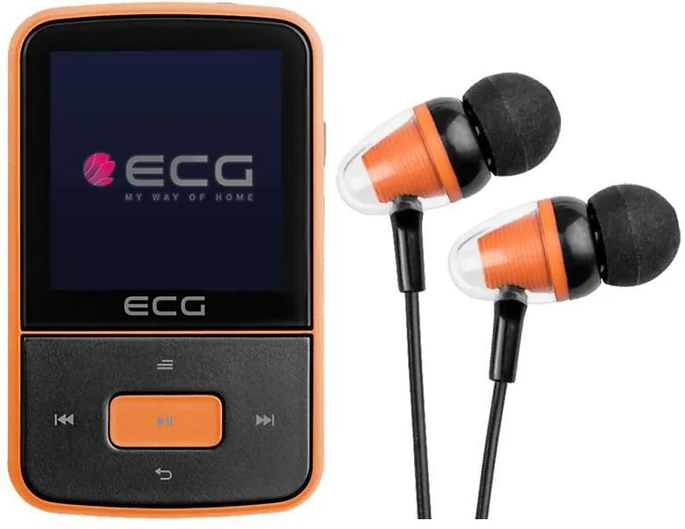 MP4 prehrávač ECG PMP 30 8 GB Black & Orange