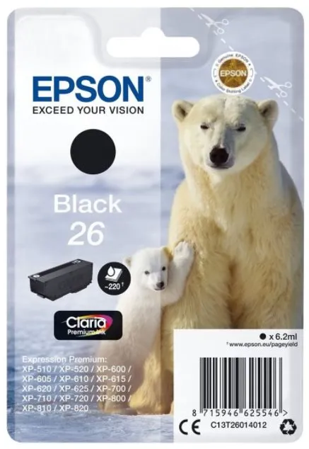 Cartridge Epson T2601 čierna