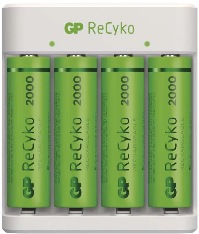 Nabíjačka batérií GP Eco E411 + 4x AA ReCyko 2000