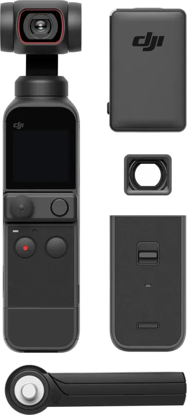 Outdoorová kamera DJI Pocket 2 Creator Combo, , čierna farba, USB-C rozhranie, slot na mic