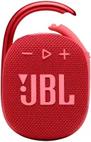 Bluetooth reproduktor JBL Clip 4 červený, aktívny, s výkonom 5W, frekvenčný rozsah od 100