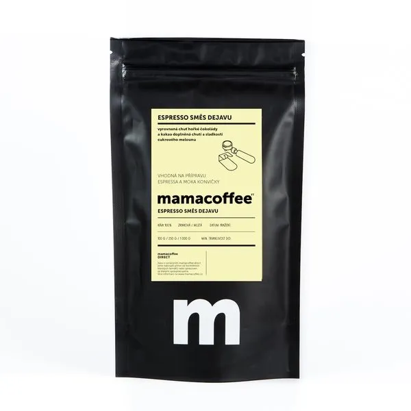 Káva mamacoffe Espresso zmes Dejavu, 100g