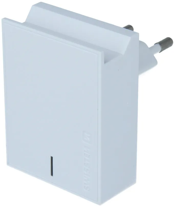 Nabíjačka do siete Swissten sieťová nabíjačka USB-C SMART IC 2xUSB 3A biela