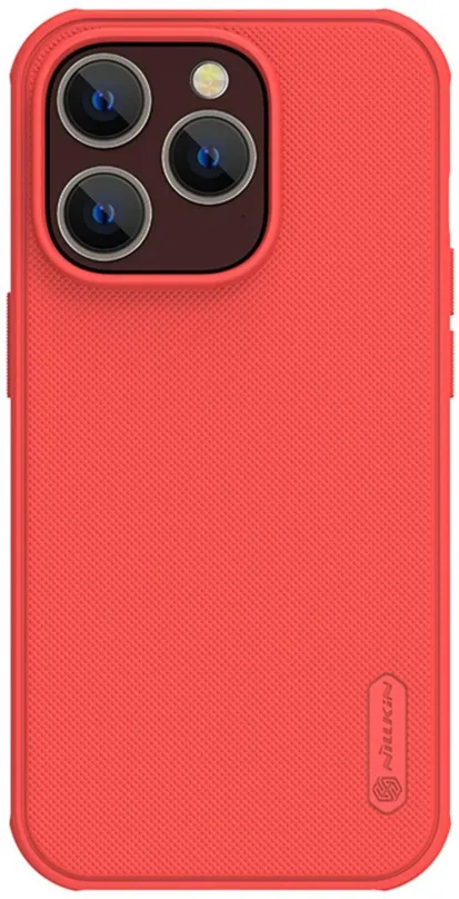 Kryt na mobil Nillkin Super Frosted PRO Zadný Kryt pre Apple iPhone 14 Pro Red (Without Logo Cutout)