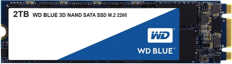 SSD disk WD Blue 3D NAND SSD 2TB M.2, M.2 (SATA), 3D NAND, rýchlosť čítania 560MB/s, rýchl