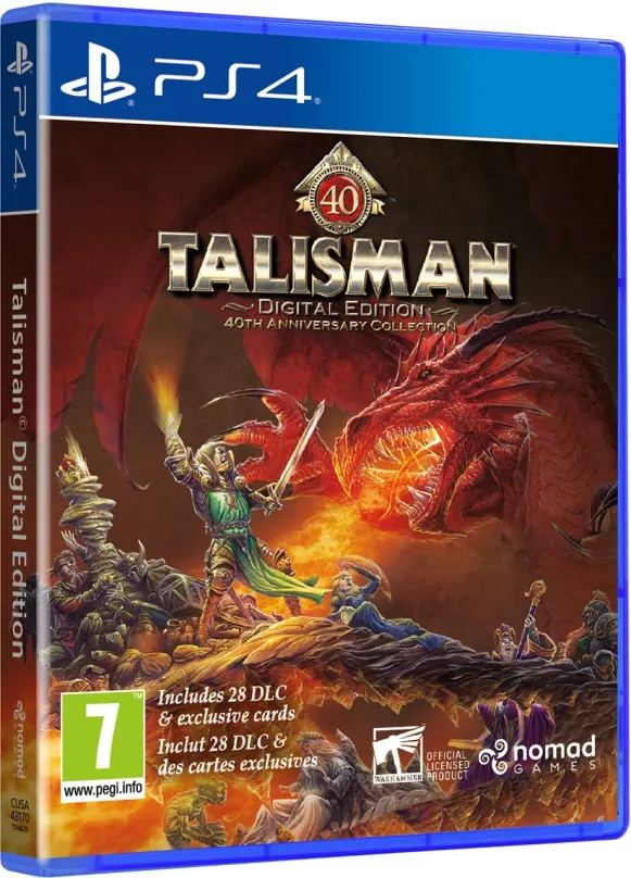 Hra na konzole Talisman: Digital Edition - 40th Anniversary Collection - PS4