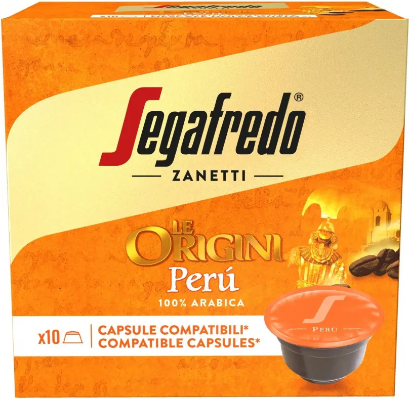 Kávové kapsule Segafredo Le Origini Peru kapsule DG 10 porcií