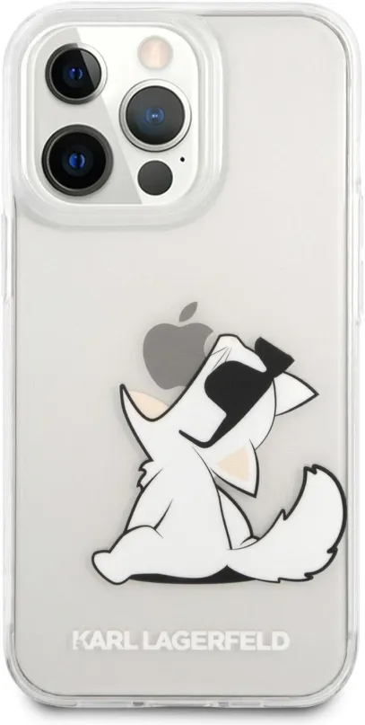 Kryt pre mobil Karl Lagerfeld PC/TPU Choupette Eat Kryt pre Apple iPhone 13 Pro Max Transparent