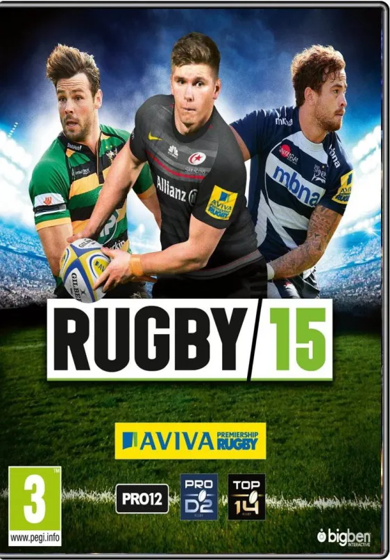 Hra na PC Rugby 15, elektronická licencia, kľúč pre Steam, žáner: športový,