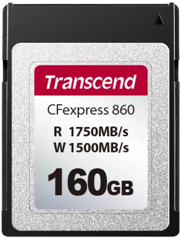 Pamäťová karta Transcend CFexpress 860 Type B 160GB PCIe Gen3 x2