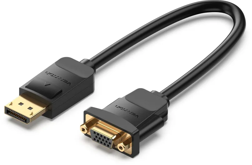 Redukcia Vention DP Male to VGA Female HD Cable 0.15 Black