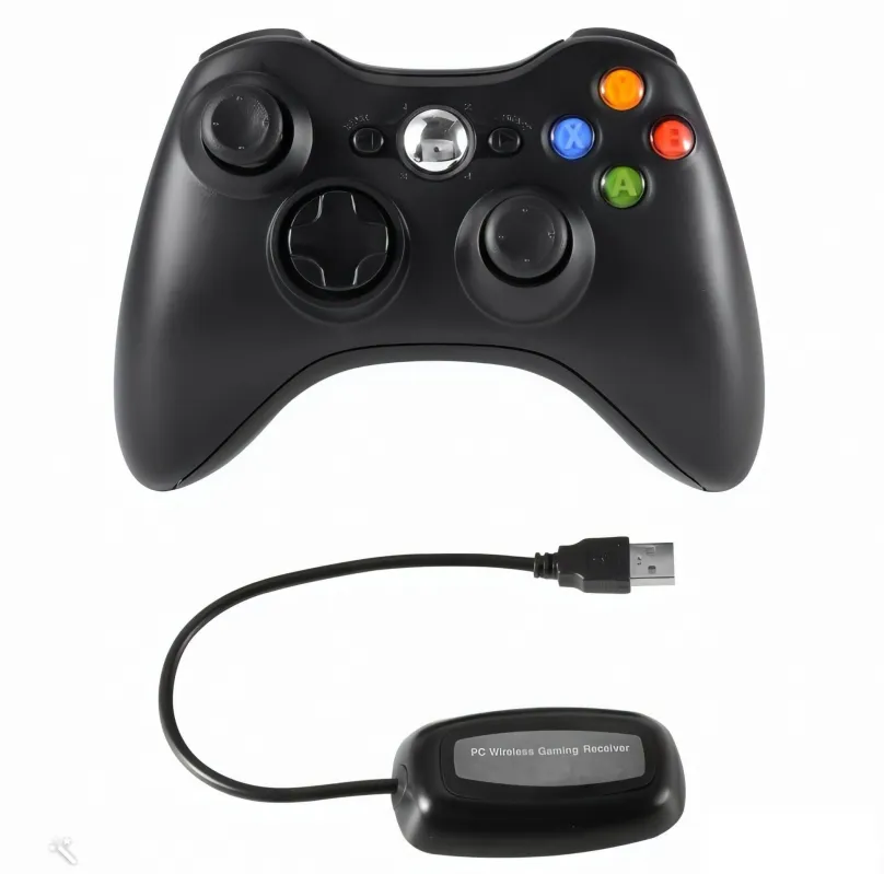 Gamepad Froggiex Wireless Xbox 360 Controller, čierny