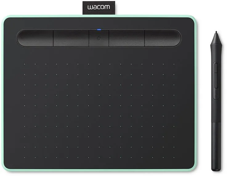 Grafický tablet Wacom Intuos Bluetooth S, pistáciová, aktívna plocha 152 x 95 mm, 4096 úro
