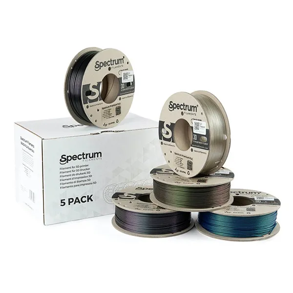 Spectrum 3D filament, Premium PLA Essentials, 1,75 mm, 5x250 g, 80752, mix Wizard Indigo,