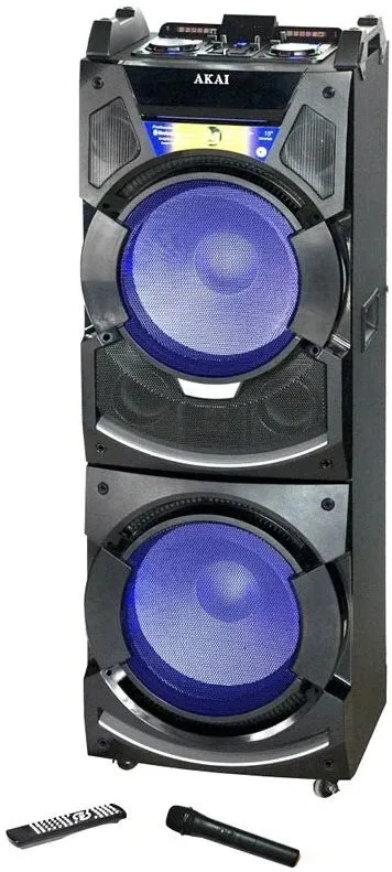 Bluetooth reproduktor AKAI DJ-S5H, aktívny, s výkonom 400W, frekvenčný rozsah od 20 Hz do