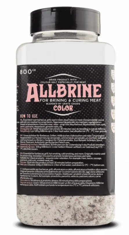 BBQ soľný roztok Allbrine Color 800g GrateGoods