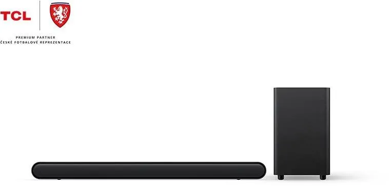 SoundBar TCL S643W, 3.1, s výkonom 240 W, aktívny bezdrôtový subwoofer, HDMI (1x výstup),