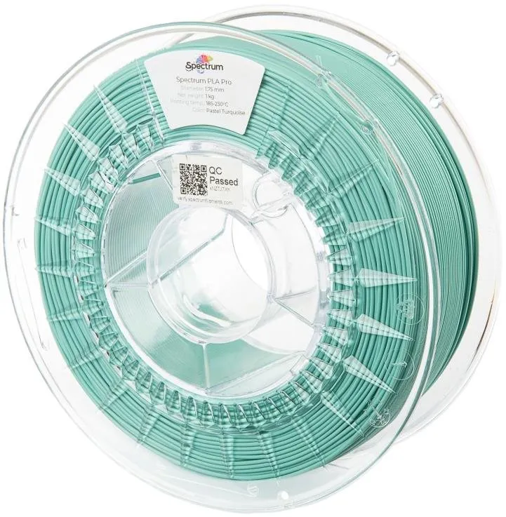 Filament Filament Spectrum PLA Pro 1.75mm Pastel Turquoise 1kg