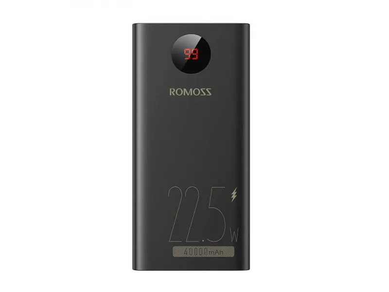 Romoss Powerbank 40000mAh QC + PD, 22.5W čierna