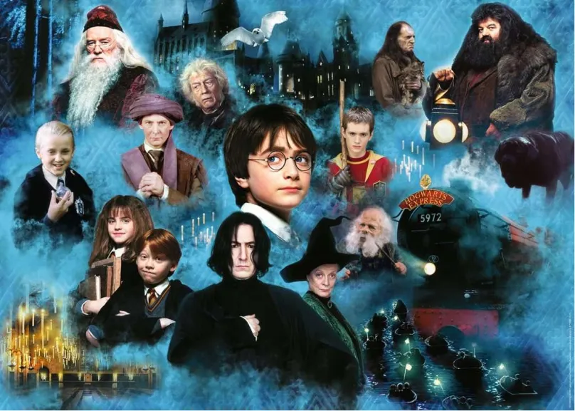 RAVENSBURGER Puzzle Čarovný svet Harryho Pottera 1000 dielikov