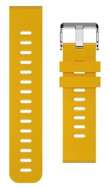 Remienok Aligator Watch 20mm silikónový remienok horčicovo žltý