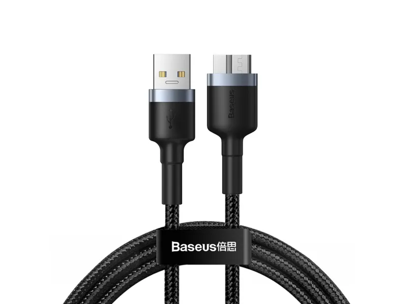 Baseus nabíjací / dátový kábel USB3.0 na Micro-B USB 2A 1M Cafule tmavo šedá