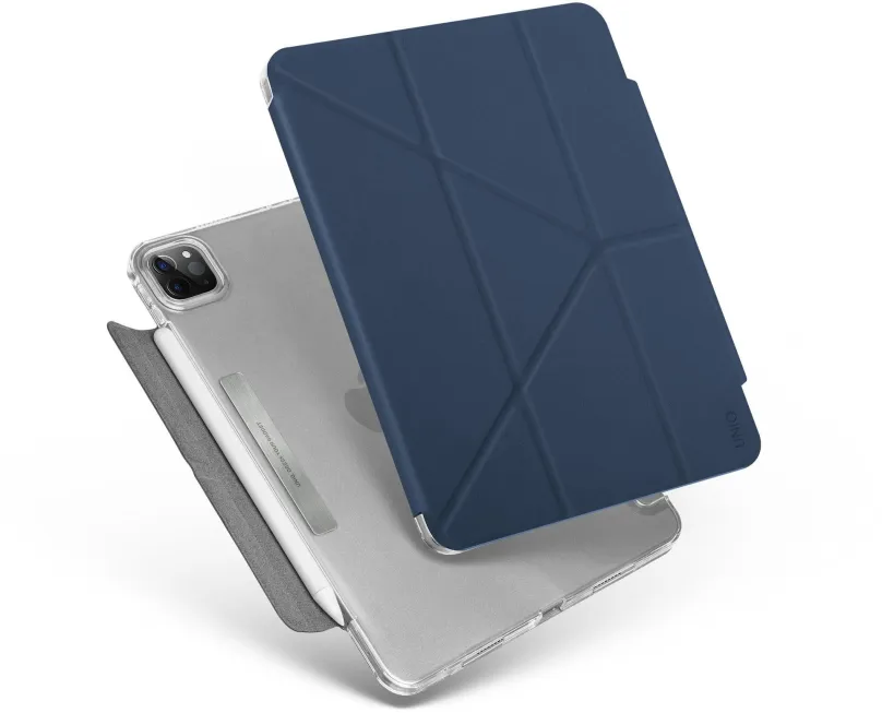 Puzdro na tablet UNIQ Camden antimikrobiálny obal pre iPad Pro 11" (2021) modrý