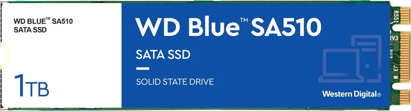 SSD disk WD Blue SA510 SATA 1TB M.2, M.2 (SATA), rýchlosť čítania 560MB/s, rýchlosť zápisu