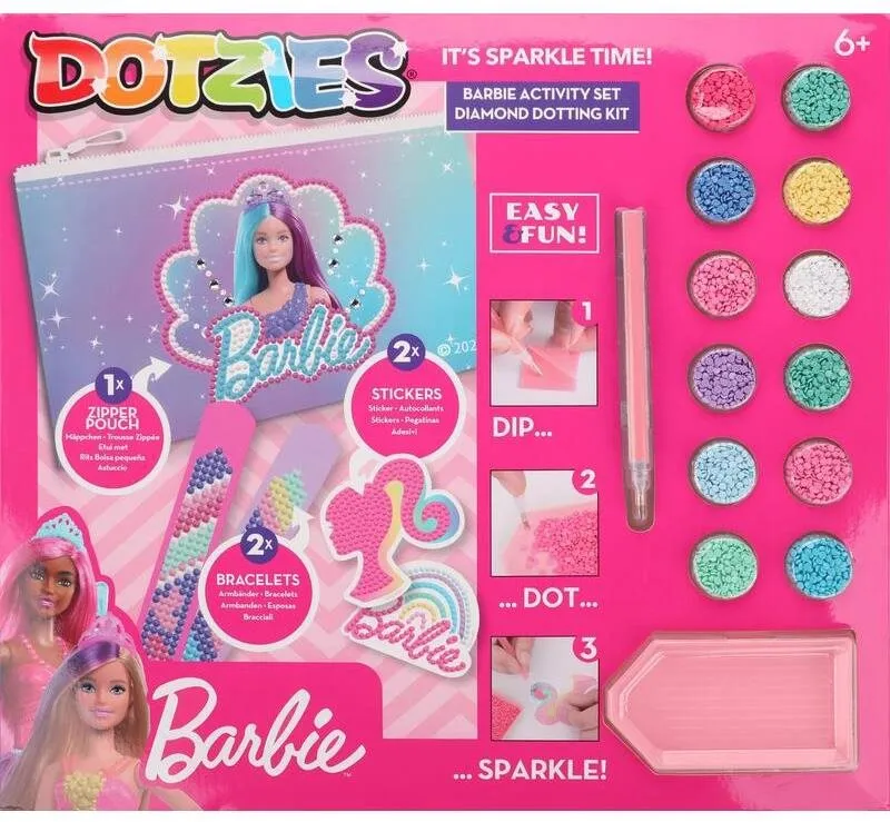 Diamantové maľovanie Dotzies Diamantové maľovanie - veľká sada Barbie