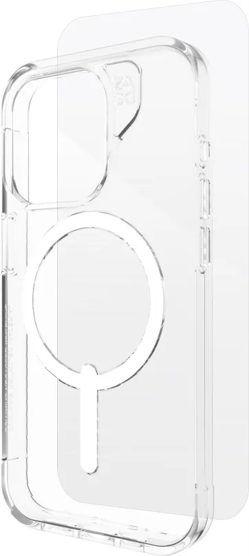 Kryt na mobil ZAGG Case Luxe Snap kryt a ochranné sklo pre Apple iPhone 15 Pro - transparentný