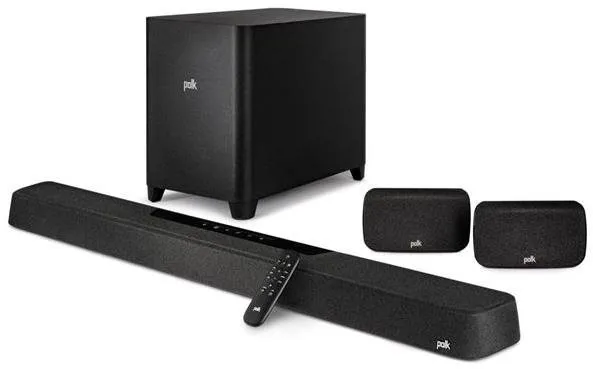 SoundBar Polk Audio MagniFi Max AX SR, 7.1.2, s výkonom 120 W, aktívny bezdrôtový subwoofe