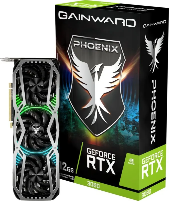Grafická karta GAINWARD GeForce RTX 3080 Phoenix 12G, 12 GB GDDR6X (19000 MHz), NVIDIA Ge