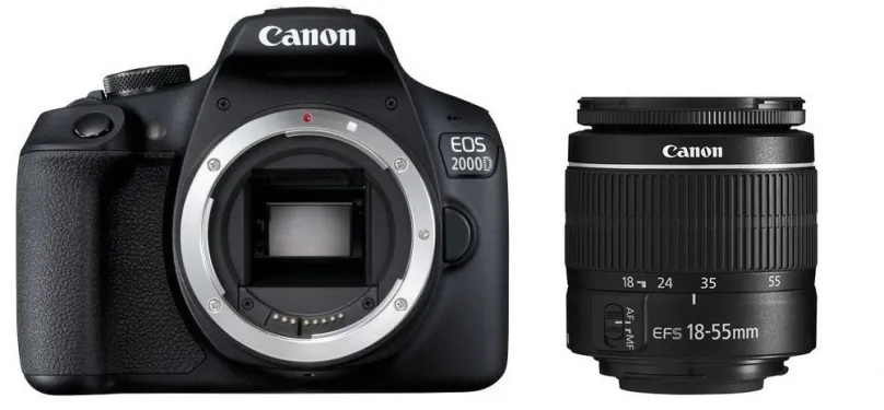 Digitálny fotoaparát Canon EOS 2000D + EF-S 18-55 mm f/3,5-5,6 DC III