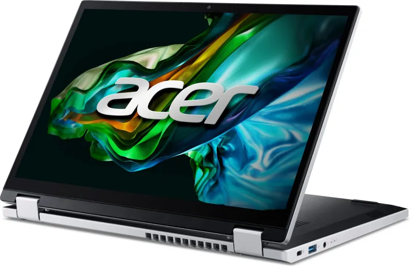 Tablet PC Acer Aspire 3 Spin Pure Silver, Intel Processor N100, dotykový 14" IPS lesk