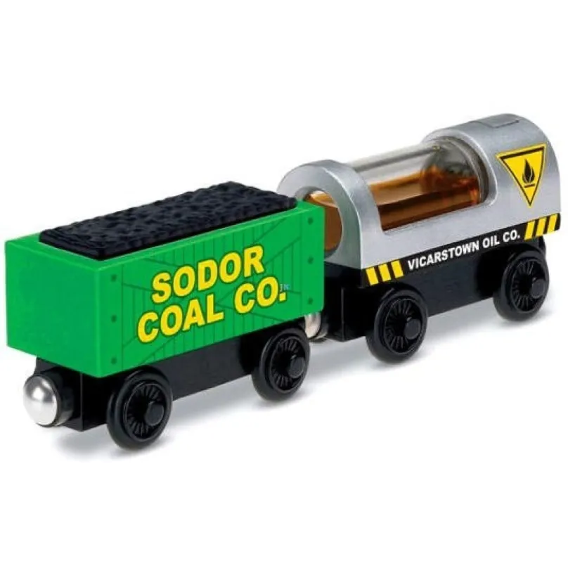 Tomáš a priatelia, drevená mašinka Oil & Coal Cargo, Mattel Y4505