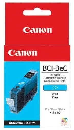 Cartridge Canon BCI-3eC azúrová