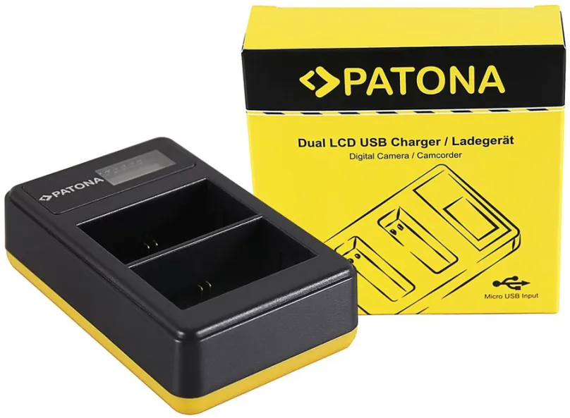 Nabíjačka akumulátorov Paton pre Foto Dual LCD Canon LP-E6, USB