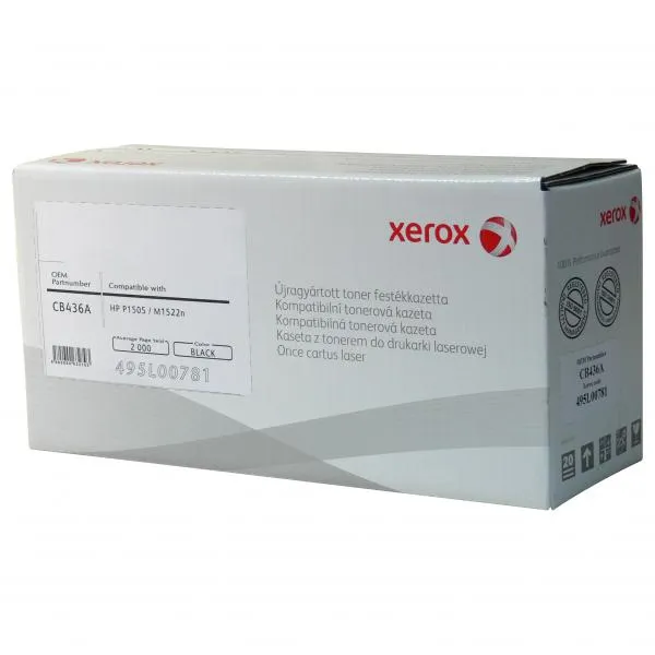 Xerox kompatibilný toner s CB436A, black, 2000str., pre HP LaserJet P1505, M1522n, nf MFP, N