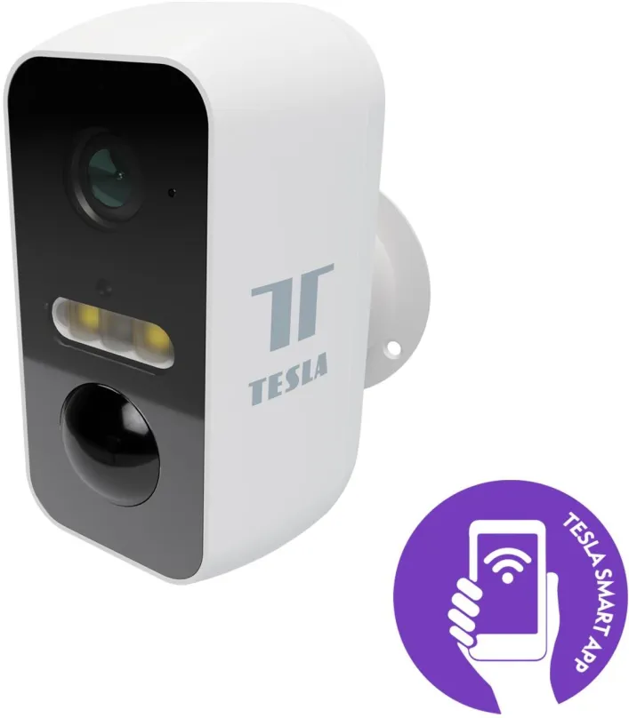 IP kamera Tesla Smart Camera Battery CB500, vonkajší, obojsmerný zvuk, nočné videnie a bez