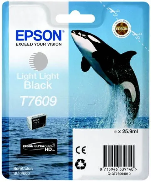Cartridge Epson T7609 svetle svetlá čierna