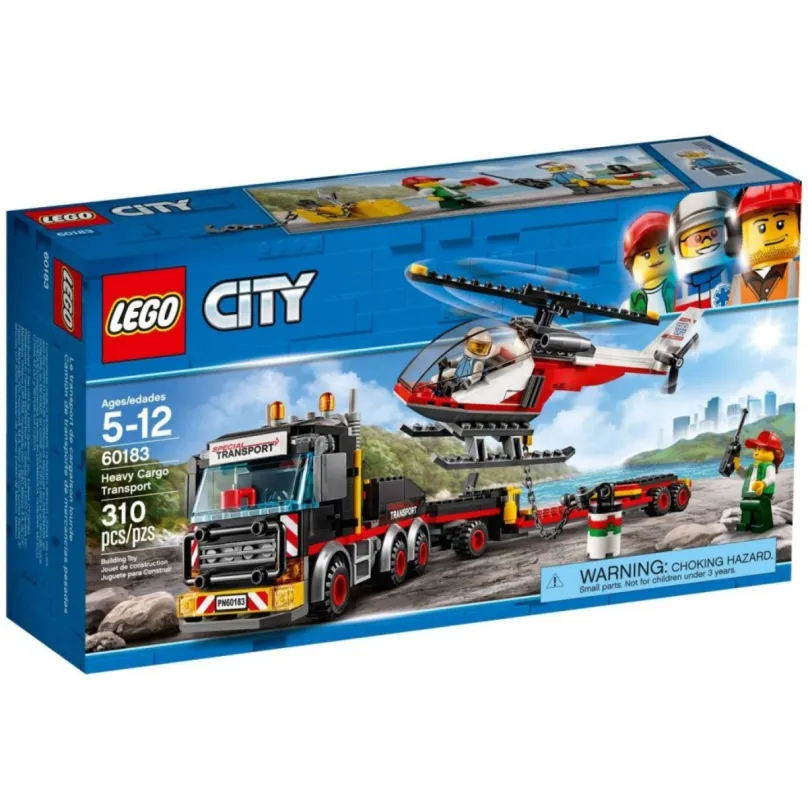 Stavebnice LEGO City 60183 Ťahač na prepravu ťažkého nákladu