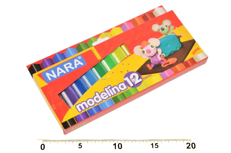 Modelína Nara 12 farieb 200g