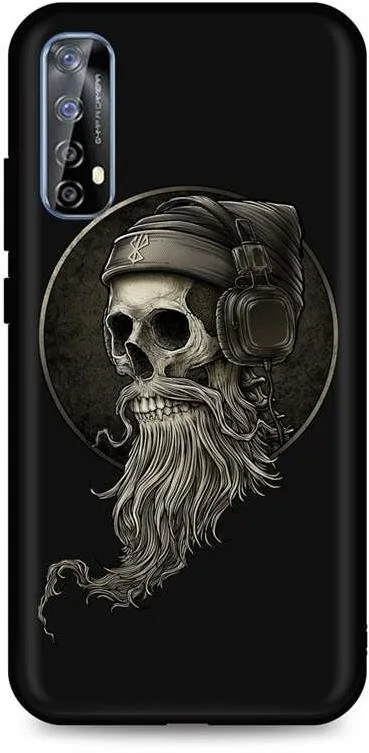 Kryt na mobil TopQ Realme 7 silikón Music Skeleton 61961