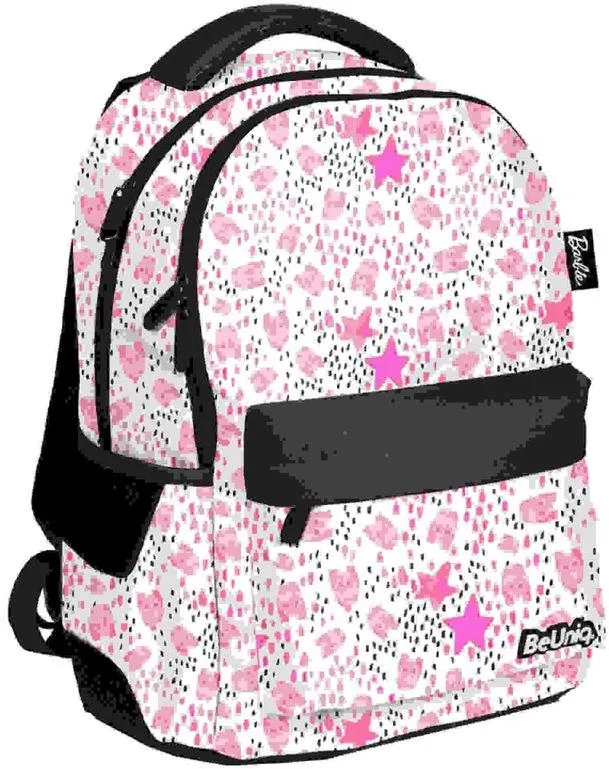 Školský batoh PASO Barbie White, Ružový