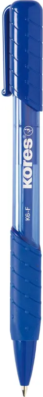 Guľôčkové pero KORES K6 Pen, F - 0,7 mm, modré