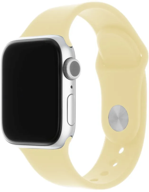 Remienok FIXED Silicone Strap SET pre Apple Watch 38/40/41 mm svetlo žltý
