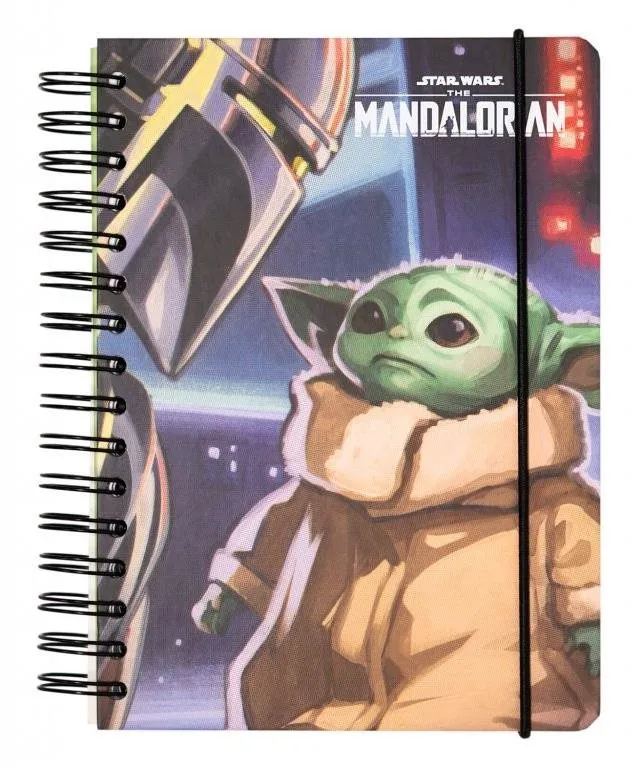 Zápisník Star Wars - The Mandalorian - zápisník, formát A5, 90 listov, čistý papier, tvrdá